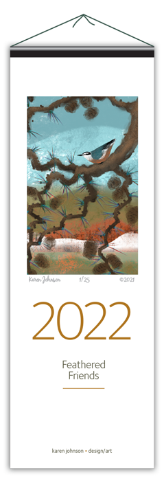 Birds Calendar 2022 Limited Hanging Cover